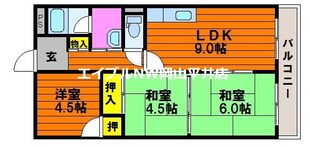 シティハイツ清水の物件間取画像